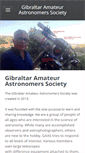 Mobile Screenshot of gibraltarastronomy.com
